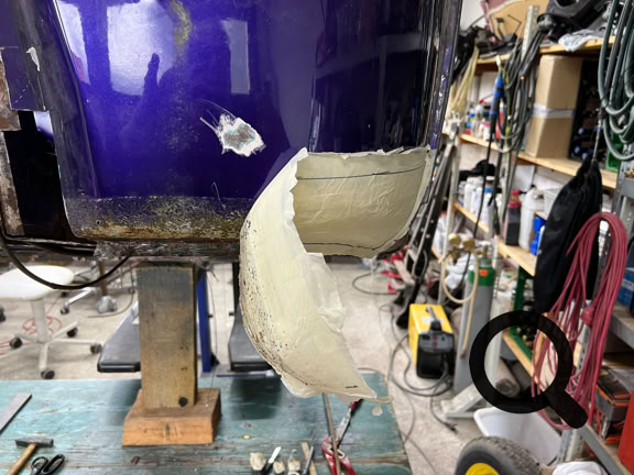 Kreppband vorsichtig abnehmen